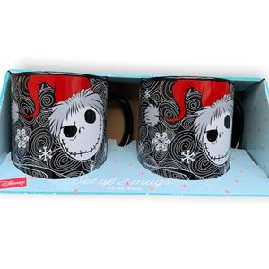 Nightmare Before Christmas Mug Set Jack Sally